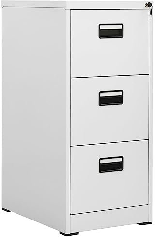 Xichuzi Aktenschrank, Stahlschrank, Aktenregal, Werkzeugschrank, Büroschrank, Lagerschrank, Ordnerschrank, Hellgrau 46x62x102,5 cm Stahl