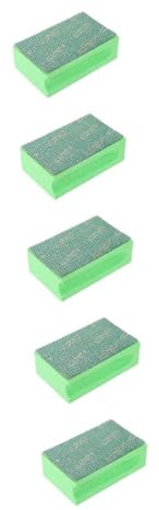 Uonlytech 5 Pz Blocco per sfregamento manuale con rifinitura di diamanti marmo stampo in cemento tamponi per lucidatura tamponi lucidatura Assortimento di tamponi lucidanti spugne abrasive