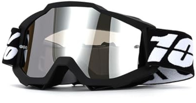 OLYSPM Gafas Motocross,Gafas Moto con Almohadilla de Esponja de Doble Capa y Lentes con Protección UV,Para Ciclismo,Esquí,Escalada