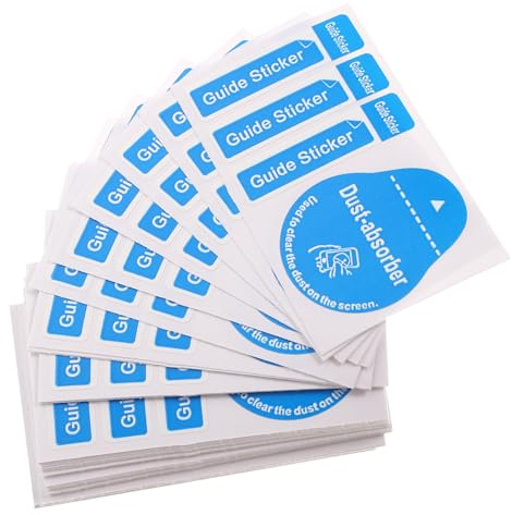 SAFIGLE 400 Piezas De Película Protectora Para Teléfono Móvil Parche De Limpieza Limpiador Antipolvo Accesorio Para Teléfono Papel Azul Para Limpiar Pantallas