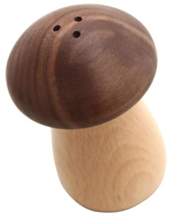 BEBEMOKO Caja Porta Palillos De Madera Forma De Hongo Miniatura Diseño Japonés Pequeña y Ligera Capacidad para Palillos Decoración Práctica para Hogar y Restaurante