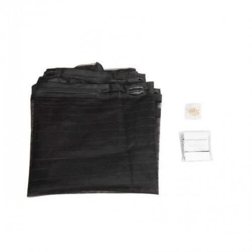 Zanzariera Magnetica per Porta con Calamita – Tenda Anti Zanzare Senza Trapano, Chiusura Automatica, Rete Resistente – Vari Colori e Misure per Porte, Finestre, Balconi e Camper (Nero, 120x240 cm)