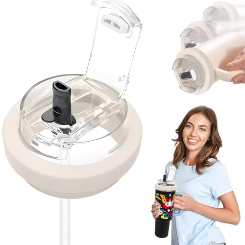 JYNVO Sostituzione Del Coperchio Della Tazza Compatibile con Stanley Cup - Coperchi di ricambio riutilizzabili per Stanley da 40 oz, Anti-perdite e Anti-polvere(1 Pezzi)