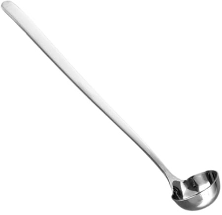 MAGICLULU Louche En Acier Inoxydable 304 Grosse Taille Cuillère à Soupe à Long Manche Résistance à La Corrosion Cuisson Et Service La Cuisine Professionnelle