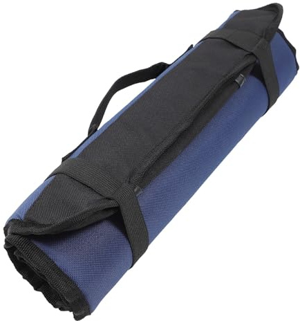 Bolsa para cubiertos Bolsa for cuchillos de chef con 22 ranuras, rollo tela Oxford, organizador cubiertos, estuche portátil for, soporte for herramientas(Green58.00X35.30X0.5)