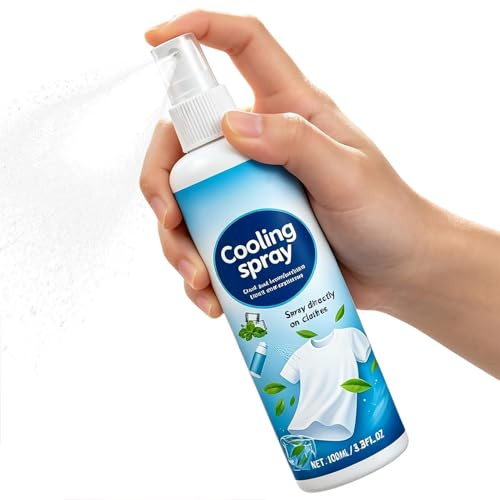 Spray rinfrescante | 100ml Rinfrescante Non Appiccicoso - Spray Refrigerante Per Climi Caldi E Afosi - Per Uomo Donna Pelle Del Viso Estate Outdoor Sport Palestra Viaggio E Abbigliamento