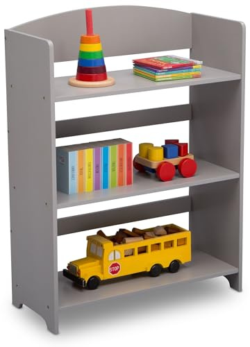 Delta Children MySize Bookshelf - Greenguard Gold Certified, Grey