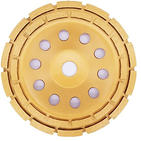 APLUS Grinding Wheel, Diamond Cup, 7'' (180mm) Angle Grinder Disc for : Concrete, Marble, Granite, Natural Stone, Cement