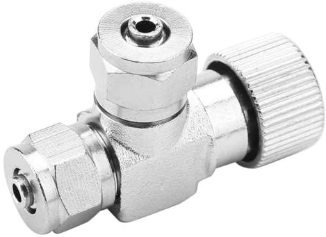 Pssopp CO2 Regler Ventil Präzise CO2 Ventil Nadelventil Verstellbar Co2 Regler Ventil Aquarium CO2 Blasenzähler DIY Diffusor Zubehör für Aquarium Fish Tank(#2)