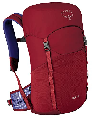 Osprey Jet 18 Wanderrucksack für Kinder, unisex - Cosmic Red O/S