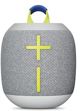 Ultimate Ears WONDERBOOM 4 Outdoor Speakers Bluetooth Waterproof with Big Bass & 360-Degree Sound, Dustproof Floating Wireless Speaker, 131ft Range - Gray