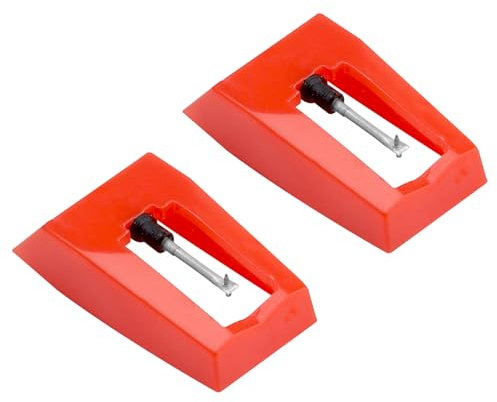 2 agujas de repuesto para tocadiscos, tocadiscos, repuesto de lápiz de diamante, aguja de repuesto para tocadiscos, tocadiscos, vinilo, fonógrafo