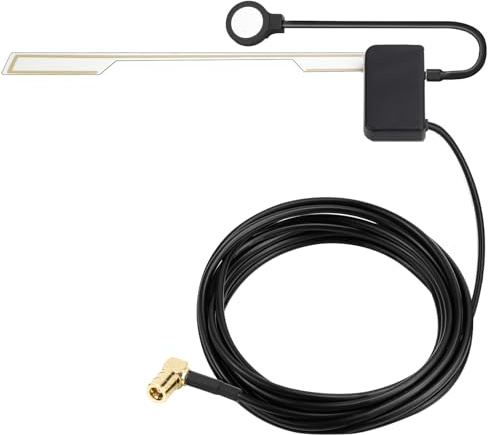 DAB Antenne Autoradio FM AM SMB Digtial DAB+ Autoantenne, mit 3 Meter DAB Scheibenantenne Glass Mount für Blaupunkt Clarion Pioneer Alpine MEHRWEG