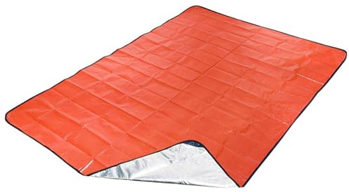 PLCPDM Multipurpose Survival Blanket Reinforced Edges Rain Wind Resistance Thermal Retention Outdoor Activities Survival Blanket