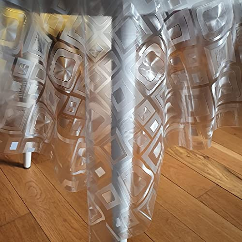 Home Direct PVC Tischdecke Transparente, Geprüfter Tischschutz, pflegeleicht und abwischbar, Eckig 140 x 180 cm