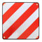 Warntafel Italien + Österreich Kennzeichen Metallösen 50cm