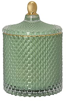 Jar Green w/Gold small