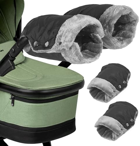 Unnosin Pushchair/Stroller/Pram Hand Muff, Hand Gloves Warmer Mittens