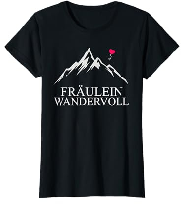 Damen Frauen Damen Wander Woman Hobby Geschenk Berge T-Shirt
