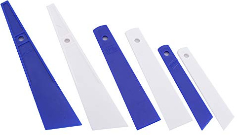 6 Pièces Colle Plastique, Grattoir Outils D'artisanat en Cuir Spatule en Cuir Outil de Colle en Plastique Pot de Frottis Accessoires de Couture Faits à la Main