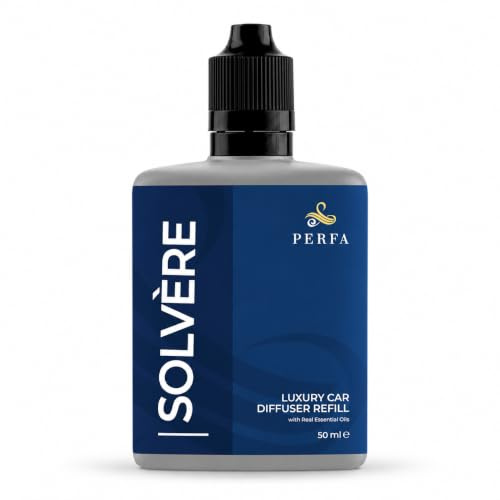 Car Air Freshener for Men- Cologne Inspired Perfume Diffuser by Perfa | Luxury Fragrance - Long Lasting Freshness with Odour Eliminator Technology - Great for Any Vehicle- 50ml Refill
