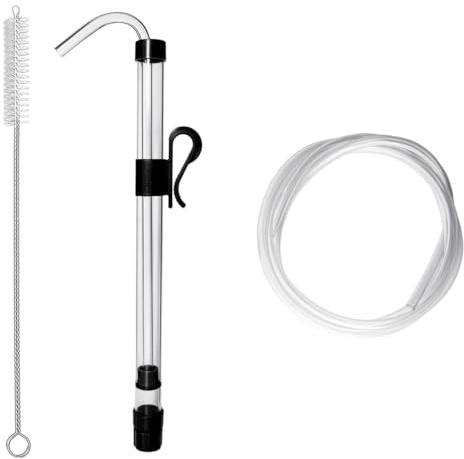 3/8 tum auto sifonkit med klämma 1,5 cm (6,5 fot) slangbuteljering set med matkvalitet gratis plaströr för öl