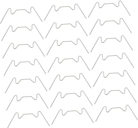 Gogogmee 25 Pz Fibbia Fissa Telaio Riparo Clip Serra Azienda Morsetti Serra Tubi Morsetti Serra Vetri Clip Di Filo Giardinaggio Edifici Clip Di Tubo In Acciaio Inox