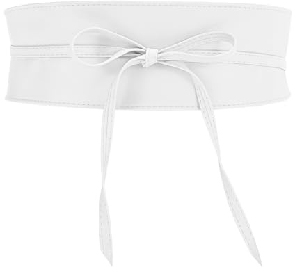 JasGood Damen Breiter Obi Gürtel Damen Taillengürtel Breiter Wickelgürtel Taille Band zum Schnüren Hüftgürtel Bindegürtel für Kleid