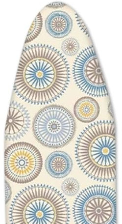GFYHTN 36x13in 38x13in 43x14in 48x15in Cotton Ironing Board Cover And Thick Pads, Iron Board Cover With Scorch Resistant, Replacement Iron Board Cover(110x35cm/43x14in)