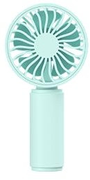 Handheld fan (GREEN) BreezeMate Mini Handheld Fan – Portable USB Rechargeable Personal Cooling Fan with 3 Speeds, Quiet Operation, and Small Design for Travel, Office, or Outdoor Use