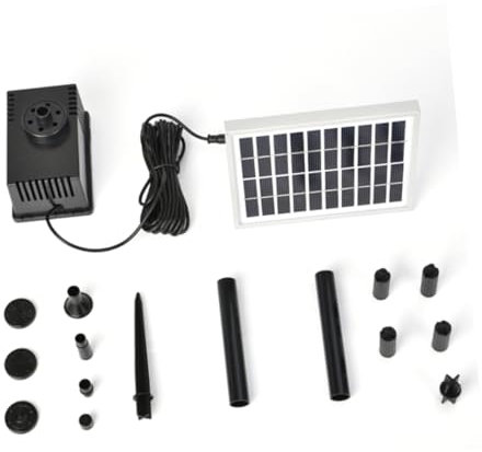 VANZACK 1.8w Pompe De Fontaine Solaire Pompe à Eau Flottante Submersible pour Étang Piscine Aquarium Jardin Terrasse