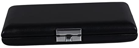 VICASKY Fagottrohr Etui aus Pu Leder mit 6 Fächern Ergonomischem Design und Metallverschluss Leicht und Praktisch für Bassoon Reeds Aufbewahrung