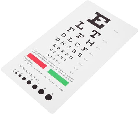Tabella Oculistica PVC Bifacciale per Controllo della Vista da Parete