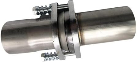 Auto Tubo Scarico Acciaio Kit Di Riparazione Flangia Triangolare Universale Per Tubi Di Scarico A Fissaggio Rapido PIECE Da 2,5 Pollici Di Diametro Esterno Auto Tubo Scarico