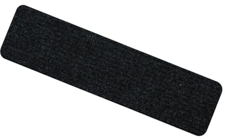 PBDEIOEOE Alfombras para escaleras, Peldaños de Escalera Antideslizantes de 30 x 8 Pulgadas, Multicolor(Black)
