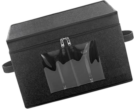 our fave Soporte para copas de vino de fieltro de alta calidad con 12 compartimentos para un transporte seguro y planificador de copas de vino plegable