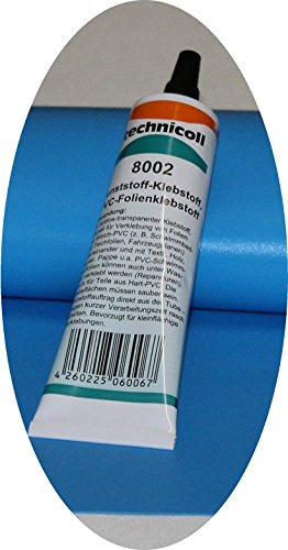Jeha Pool Reparaturset mit Folie + Folienkleber technicoll 8002, Folien Reparaturset Poolflicken + Kleber Schwimmbad Verschiedene Größen (35 cm x 140 cm +2 Tuben Kleber)