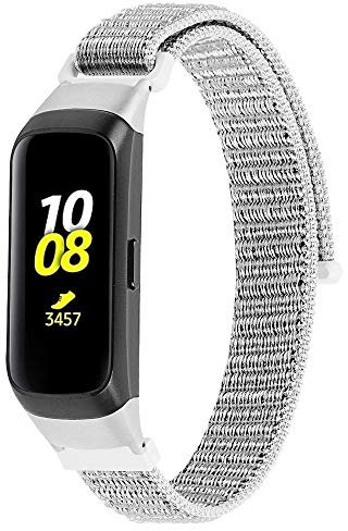 Jennyfly Ersatz-Armband für R370, leicht, weich, verstellbar, für Damen und Herren, Nylon, atmungsaktiv, kompatibel mit Samsung Galaxy Fit SM-R370