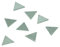NESPOLI Boite de 2000 pointes triangulaires pour vitrier, 200600 Multicolore