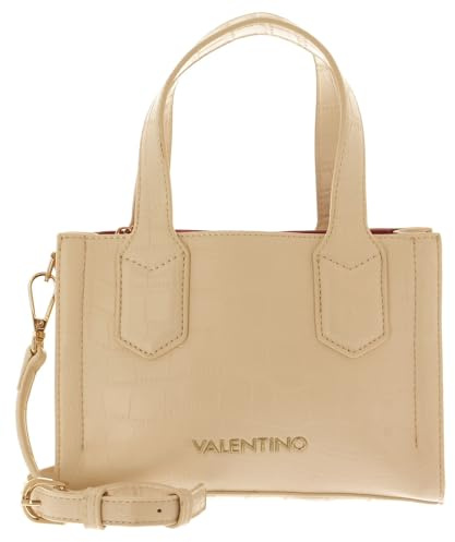 Valentino Schultertasche Juniper Tote Mini Bag Ecru/Fuxia weiß