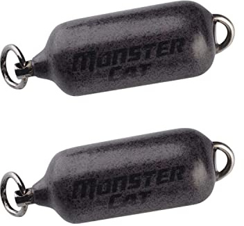 Tandem Baits Monster Cat 2-er Pack Clonk Gewichte Zentriert | Stabblei Angelgewicht zum Wallerangeln | Sinker zum Welsangeln | Sinker-Set Senkblei Praktisches Angelzubehör-Set 100 g