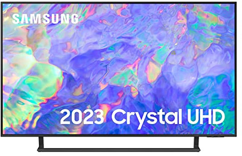 55 Inch CU8500 UHD Smart TV (2023) - Air Slim Design TV With Centre Stand & Alexa Built In, 4K Crystal Processor, Object Tracking Sound, Multi View, Gaming TV Hub & Smart TV Content
