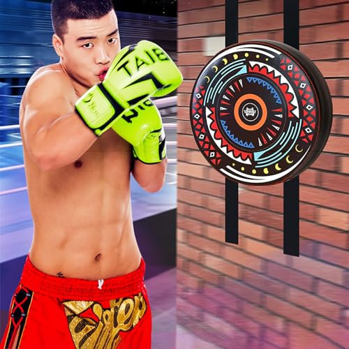 SEAVI Wand-Schlagpolster, Wand-Schlagpolster mit Handschuhen, Box-Wandpolster, verbessert die Schlagkraft, verbessert Fähigkeiten und Ausdauer, Boxtraining im Fitnessstudio, einfache Installation