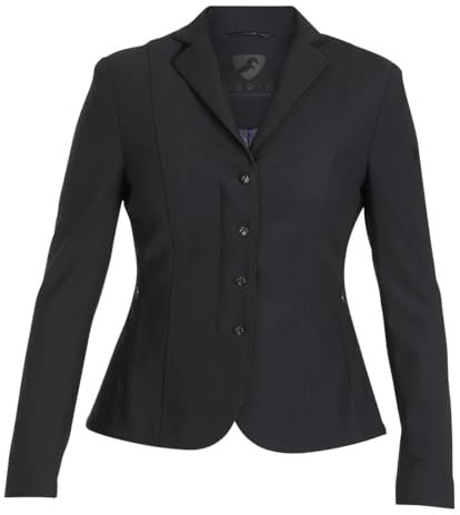Aubrion - Chaqueta de Equitación Stafford para Niños/Niñas (28 in / 71 cm) (Negro)
