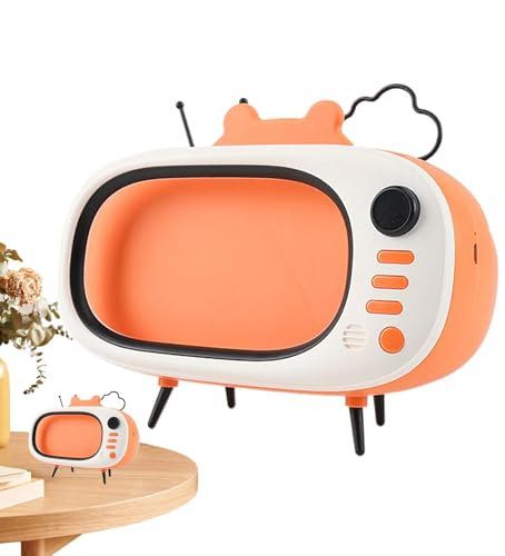 Lunaobrik Schreibtisch-Telefonhalter - Niedliche Retro-Telefonständer-Verzierung, Mobiler Ständer, Lustiger Telefon-Organizer | Einzigartig Für Telefone Unter 6,5 Zoll, Lustiger Telefon-Organizer