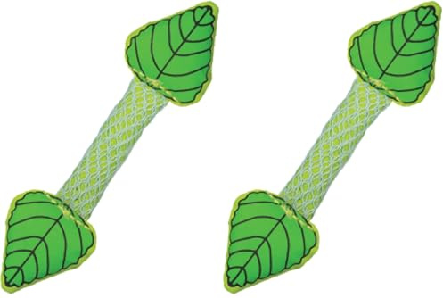 Catstages Fresh Breath Mint Stick Dental Cat Chew Toy with Catmint,Teeth Cleaning & Fresh Breath,Solo or Interactive Play,Green,(Pack of 2)