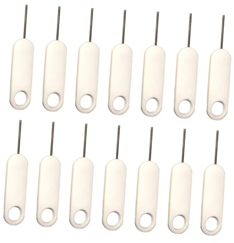 COHEALI 20 Pezzi Strumento Espulsione Sim Card in Acciaio e ABS Aghi Rimozione Scheda per Smartphone Pin Estrazione Facili da Trasportare e Resistenti