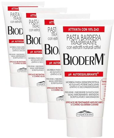Bioderm Pasta Barriera - Pasta al agua - Crema Pañal con Óxido de Zinc -Ideal para Calmar, Prevenir y Tratar las Rozaduras, Irritaciones y Dermatitis del pañal - Apta para Bebes y Adultos - 30 ml