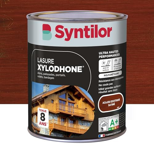 Syntilor - Lasure Xylodhone® Ultra Hautes Performances 8 Ans Acajou Exotique Satiné 1L