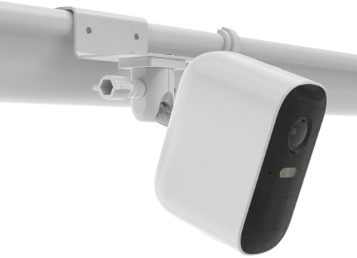 HOLACA Supporto per Grondaia Resistente alle Intemperie per Arlo Pro, Arlo Pro 2, Arlo HD, Arlo Ultra, Arlo Pro 3, Maggiore Altezza per il Tuo Sistema di Telecamere di Sicurezza ARLO, bianco